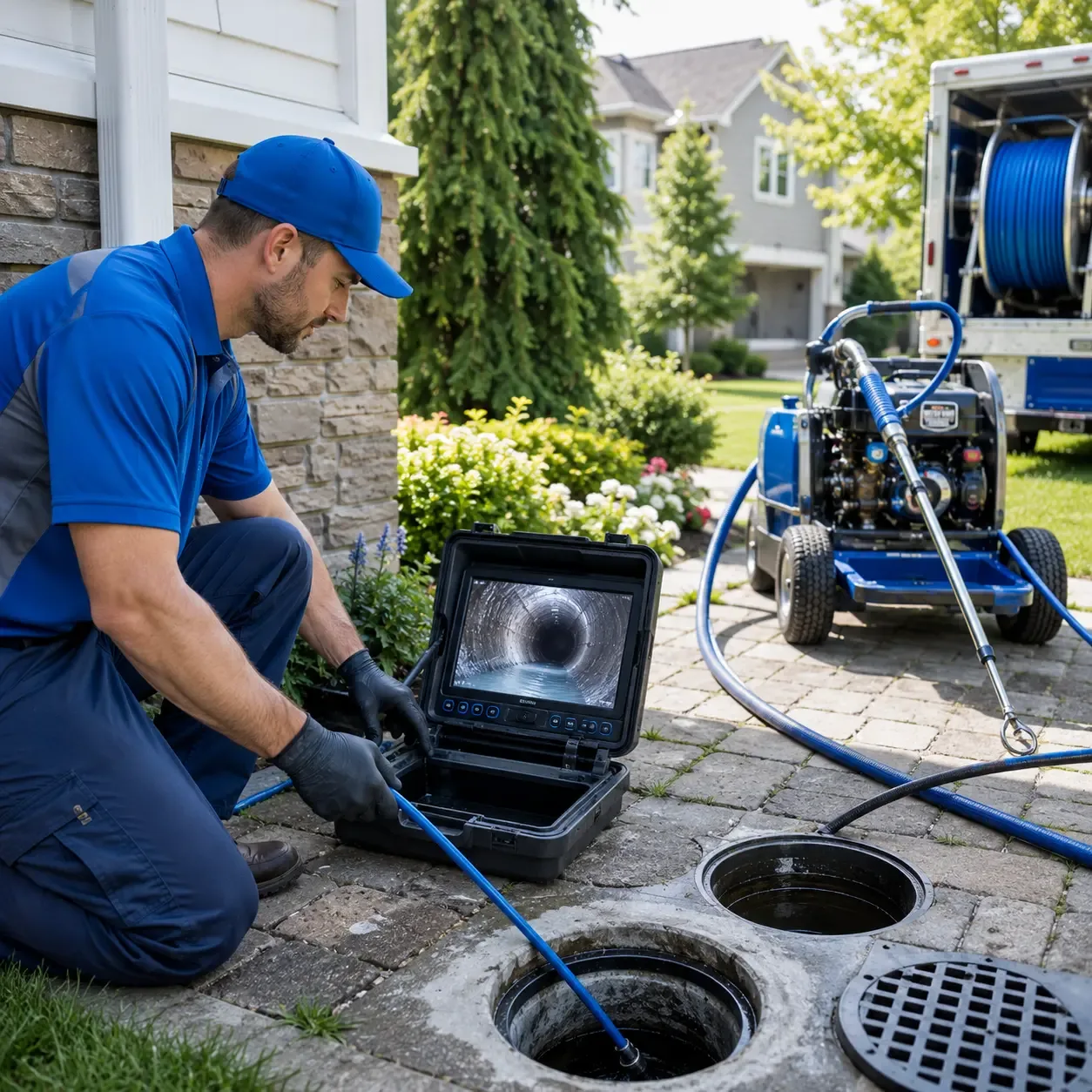 Outdoor drain cleaning professionals serving Barnardsville, NC